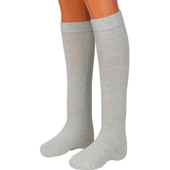 Дълги 3/4 чорапи в резедав меланж