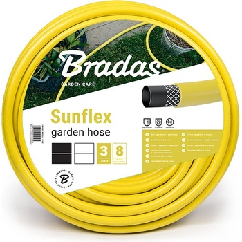 Bradas sunflex 1" 20m zahradní hadice WMS120, žlutá