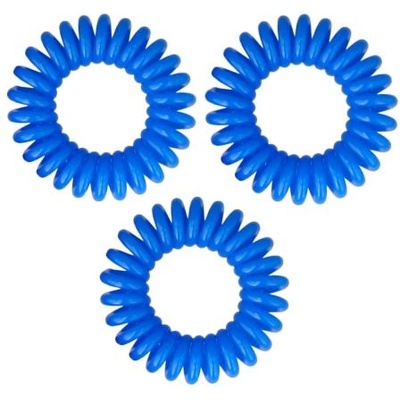 BIFULL Profesional Bobbles Hair Band ластик за коса 3 бр цвят син