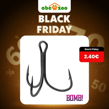 Delphin Trojháčik Bomb! GripHook Triple veľ.2 6 ks