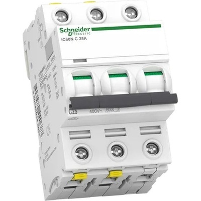 Schneider Electric A9F04325 Acti9 iC60N 3P 25A C 6kA