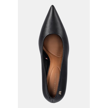 Tommy Hilfiger Кожени обувки с тънък ток Tommy Hilfiger TH SMOOTH LEATHER PUMP (FW0FW08960)