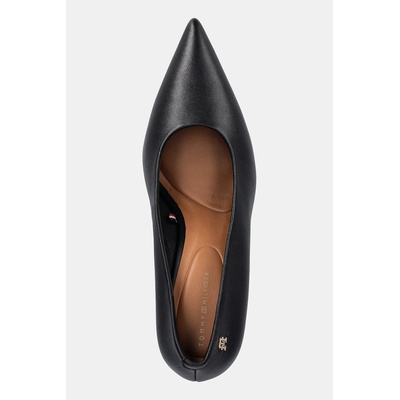 Tommy Hilfiger Кожени обувки с тънък ток Tommy Hilfiger TH SMOOTH LEATHER PUMP (FW0FW08960)
