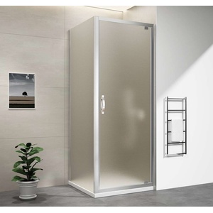 SAPHO Sigma Simply - Душ кабина с въртяща се врата 80x75 см, вариант за ляво/дясно, стъкло Brick/хром GS3888GS4375 (GS3888GS4375)