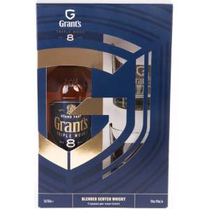Grant's Triple Wood 8 YO с две чаши - бленд шотландско уиски 700ml