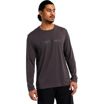 Race Face COMMIT Tech Top dl.rukáv charcoal