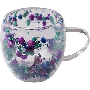 CupHup Стъклена термо чаша CupHup Passion Flower, Двойно дъно, Queen of the Night (02-24)