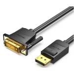 Vention Displayport - DVI, (черен), 1 м, кабел
