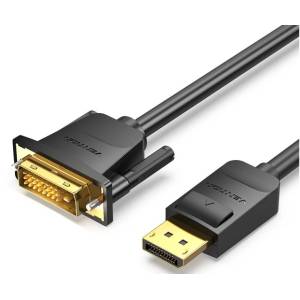 Vention Displayport - DVI, (черен), 1 м, кабел