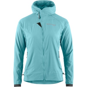 Klättermusen Дамско ветрозащитно яке Klättermusen Women's Nal Hooded Jacket Windproof jacket - Mineral Blue (118-0450-0214)