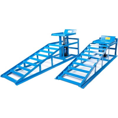 GEKO Nájezdové rampy s hydraulickým zvedákem, pár - 2 t - G02048 – Zbozi.Blesk.cz