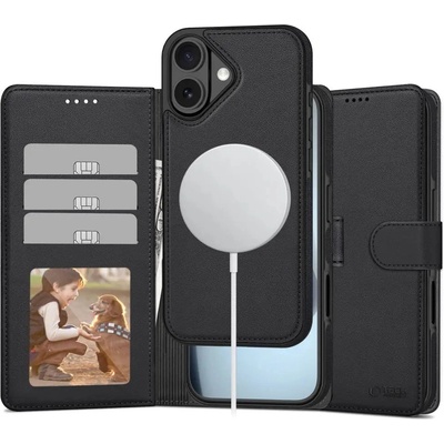 Tech-Protect Калъф Tech-Protect Wallet MagSafe за iPhone 17 - черен мат (5906302330379)