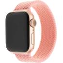 FIXED Elastic Nylon Strap Apple Watch 42/44mm XL ružový FIXENST-434-XL-PI