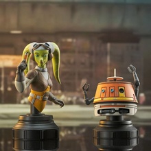 Gentle Giant Star Wars Rebels Bust 2-Pack Hera & Chopper 15 cm