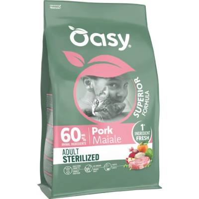Oasy Cat Superior Sterilized Pork 300 g