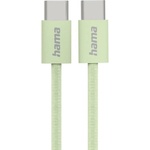 Hama Кабел Hama - Fabric, USB-C/USB-C, 1 m, зелен (HAMA-201726)