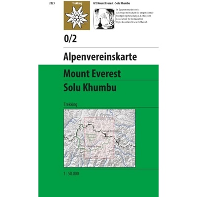 OEAV mapa Mount Everest 0/2 Solu Khumbu 1:50