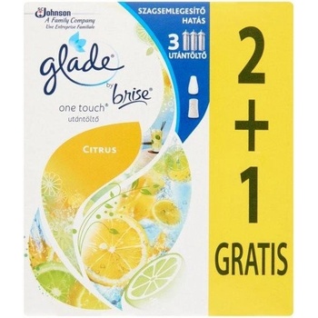 Glade by Brise one touch citrus mini spray náhradní náplň do osvěžovače vzduchu 3 x 10 ml