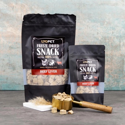 Lyopet Freeze Dried Snack Beef Liver 30 g