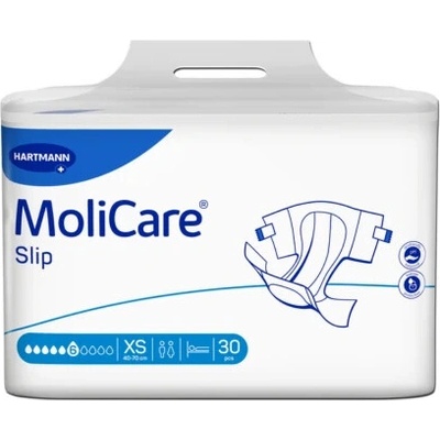 Hartmann MoliCare Slip 6 kvapiek XS, 30 ks