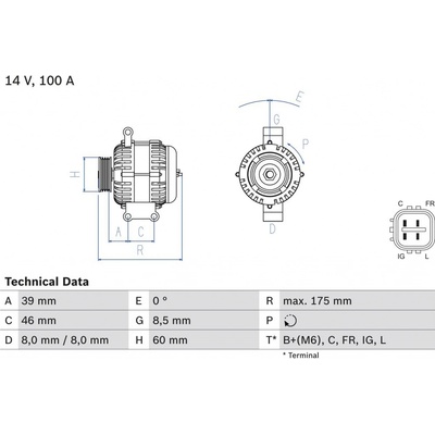 Alternátor BOSCH 0 986 082 420