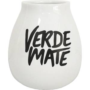 Verde Mate Керамичен калабас бял - Verde Mate