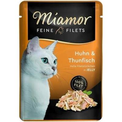 Miamor Feine Filets kuře a tuňák v omáčce 24 x 100 g