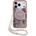 GUESS Дамски Калъф за iPhone 17 Pro Max, Guess IML Flowers Magsafe Strap Case, Розов (GUHMP17XHFWBRCESP)