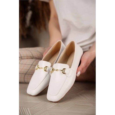 Moda Trend Дамски лоуфъри - Бели 302300 (302300_Бяло)