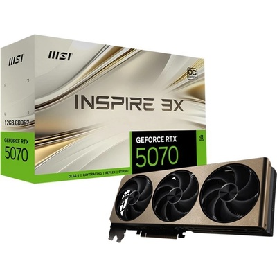 MSI GeForce RTX 5070 12G INSPIRE 3X OC