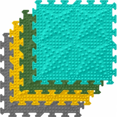 Ortonature Masážní ortopedické podložky kaktus měkké Tyrkysová
