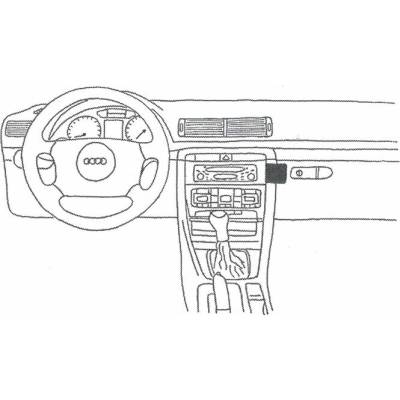 Konzole pro držák mobilního telefonu do Audi A4