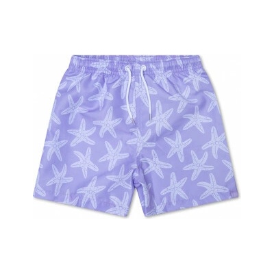 Swim Essentials Plavecké šortky s UPF Lila Sea Star