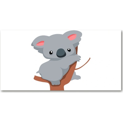 Fotoobraz na skle Koala na strome 100x50 cm