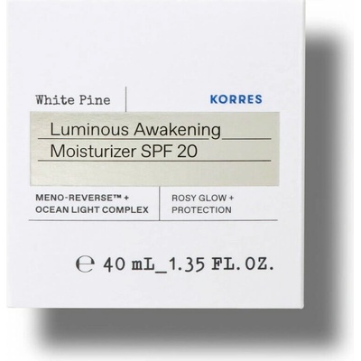 Korres White Pine Meno Reverse regeneračný a krém SPF 20 40 ml