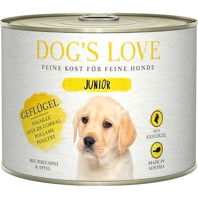 Dog's Love Junior Classic hydina 200 g