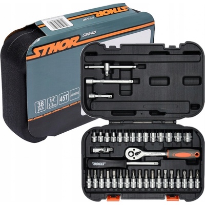 STHOR Gola sada 1/4" 38 ks