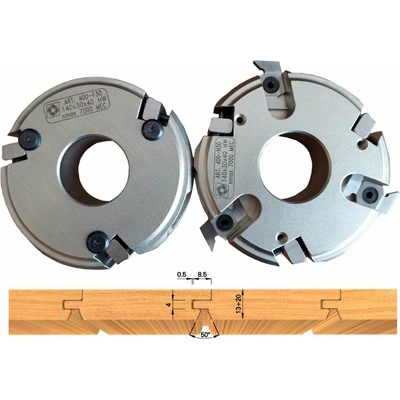Fréza na palubky OMAS 425 D144 B20 d40 Typ 8 SADA