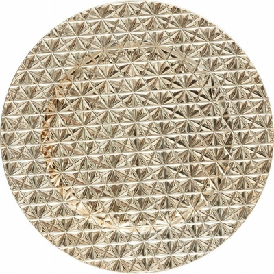 Atmosphera Prostírání s geometrickým vzorem zlaté 33 cm