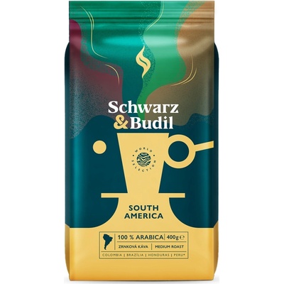 Schwarz&Budil SOUTH AMERICA zrnková 400 g