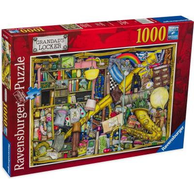 Ravensburger Пъзел Ravensburger от 1000 части - Шкафчето на дядо (17486)