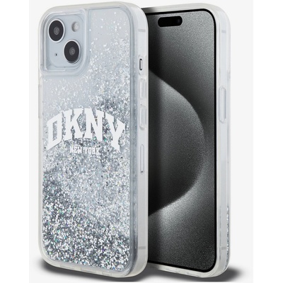 DKNY Заден капак с логото на течен блясък за iPhone 15 Прозрачен DKNY DKNY | Lilav | ЖЕНИ | UNI