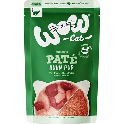 WOW Cat adult Paté Kurča PUR 125 g