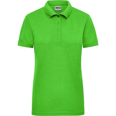 James & Nicholson JN 829 Dámske pracovné piqué polo zelená Lime