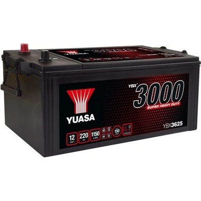 YUASA Series 3000 220Ah 1150A left+ (YBX3625)