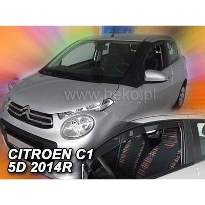 Deflektory Toyota Aygo 2014-2021 / 5-dver. predné