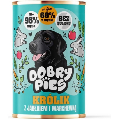 Dobry Pies Good Dog Заек с ябълка и морков 400 г
