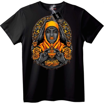 NOONEBRAND Тениска Voracitu мистичен оракул - M, Black