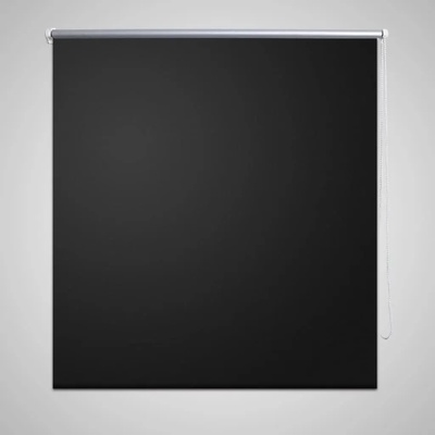 vidaXL Руло щора 100 х 230 см, цвят черен (240159)