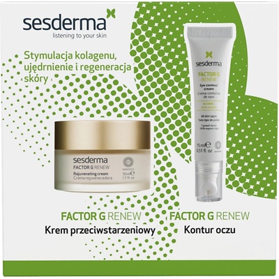 Sesderma Factor G regeneračná a spevňujúca sada produktov krém 50 ml + očný krém 15 ml